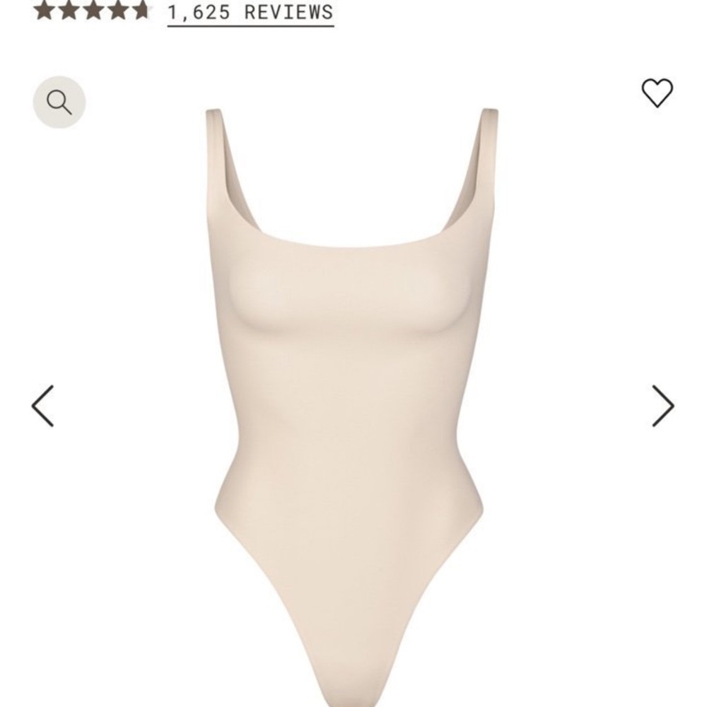 Skims Fits Everybody Square Neck Bodysuit
